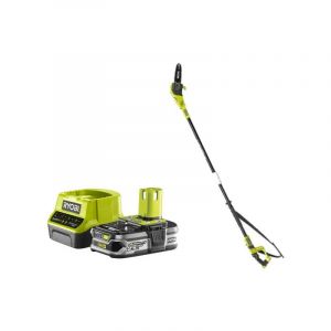 Ryobi - Pack Elagueur à chaine sur perche 18V One+ OPP1820 - 1 Batterie 2.5Ah - 1 Chargeur rapide RC18120-125