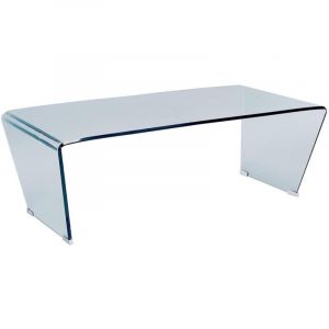 Table basse suzana - Verre trempé courbé