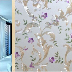 Film de Fen&ecirc;tre Statique Film d&eacute;coratif for fen&ecirc;tre, Film de Porte d'intimit&eacute;, Film Auto-adh&eacute;sif en Verre Statique, Autocollants for vitrail Film