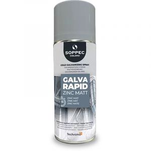 Bombe peinture galva zinc rapid mat - 400ml