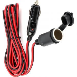5M Rallonge Allume-Cigare,C&acirc;ble D&rsquo;Extension pour Allume Cigare,12 V/24 V Prise allume-cigare avec Fusible 15A/16 AWG DC Rallonge Allume Cigare Prise