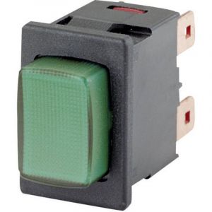 1687.1104 1687.1104 Interrupteur &agrave; pression 250 v/ac 16 a 2 x On/Off &agrave; accrochage vert (l x l) 21 mm x 15 mm IP40 1 pc(s) D72780 - Marquardt