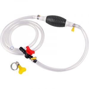 Pompe Manuelle Carburant Pompe Siphon avec 1.5-3 m Tuyau, Pompe a Vide Pompe &agrave; Eau Pompe Amorcage Gasoil, Pompe a Velo a Main, pour Aquarium,