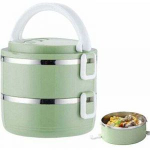 Thermos pour aliments chauds, 1400ml Bo&icirc;te Isotherme Repas Chaud en Acier Inoxydable avec Poign&eacute;e