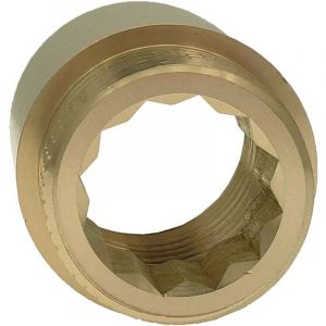 Monmobilierdesign - Rallonge laiton M&acirc;le Femelle &oslash; 1/2' x l. 20 mm - &agrave; l'unit&eacute;