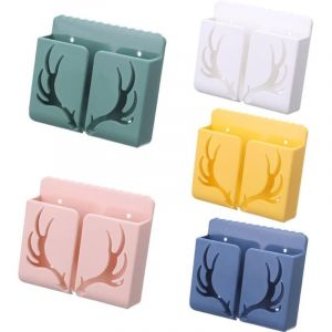 Télécommande Support Téléphone Portable Mural, Support Mural Telecommande Range, Rangement Telecommande Tv, Support De Telecommande Mural pour Placer