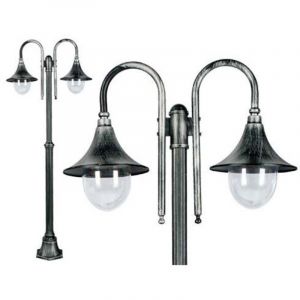 Lanterne ext&eacute;rieure Galatea avec double lumi&egrave;re