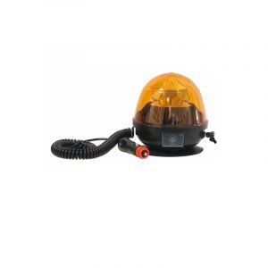 Gyrophare LED orange sur batterie 12-24V &ndash; 45 LEDs &ndash; Autonomie 6h &ndash; &Eacute;tanch&eacute;it&eacute; IP65 &ndash; Base magn&eacute;tique avec ventouse &ndash; Sodiflash