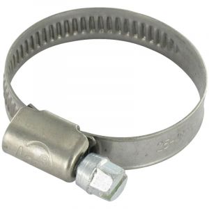 Collier Inox W4 Diamètre 16A27 largeur de la bande 12 Vis Acier zingué-1 piece