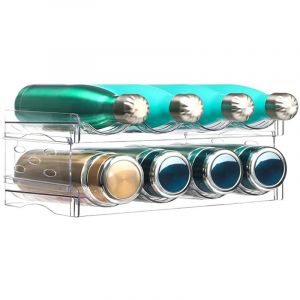Sinbinta - Range Bouteille Casier à Bouteilles,Range Bouteille vin,Rangement Bouteille Porte-canette Transparent pour Gourde Paille,Gourde avec