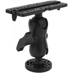 Jeffergarden Kit de plaque de base de support de montage de d&eacute;tecteur de poisson &eacute;lectronique marin RAMB111U Remplacement pour Garmin ECHOMAP Plus