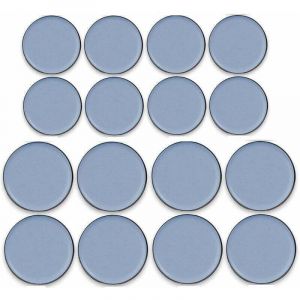 16 Pi&egrave;ces Patins de meubles en T&eacute;flon adh&eacute;sif Glisseur en Teflon Patins en T&eacute;flon pour Meubles Patins Autocollants en T&eacute;flon, 25MM X 25MM, 30MM X 30MM