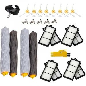 Kit d'accessoires Laimaiou pour iRobot Roomba s&eacute;rie 800 900 981 971 966 960 980 985 805 860 870 871 880 890 Pi&egrave;ces de rechange pour aspirateur robot