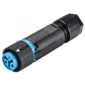 Electric 46.031.4554.9 Cosse cylindrique m&acirc;le femelle, droit Nombre total de p&ocirc;les: 2 S&eacute;rie (connecteur rond): rst&reg; mini 1 pc(s) S301311 - Wieland