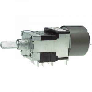 401951 RK16816MG 10KDX6 Potentiom&egrave;tre motoris&eacute; &eacute;tanche &agrave; la poussi&egrave;re st&eacute;r&eacute;o 0.05 w 10 k&Omega; 1 pc(s) - Alps