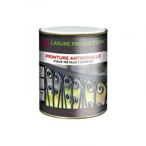 Lasure Production - peinture ANTIROUILLE-Gris Anthracite ral 7016--Bidon de 2,5 l