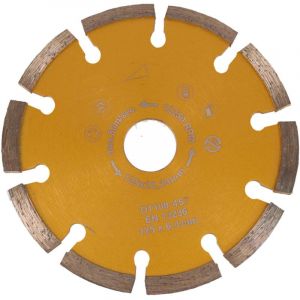 Rotofor - Disque Diamant &agrave; D&eacute;jointer 125 mm - Segments 10 mm, Al&eacute;sage 22,23 mm - Epaisseur de 4 &agrave; 10 mm - d. 125 x al. 22,23 x ht. 7 x &eacute;p. 10 mm