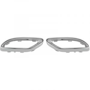 Couvercle d'embout d'échappement chromé brillant, garniture de remplacement pour mercedes-benz A B C E GLC classe cls W177 W247 W205 W213 X253 C257