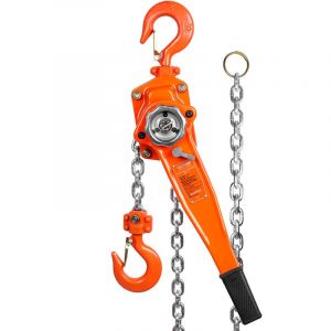 Mophorn - vevor Palan a Levier Manuel 1,5 t Palan a Chaine a Cliquet Manutention Levage 2,8 m Acier au Carbone G80 Frein Weston Double Cliquet