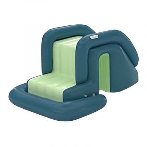 Toboggan gonflable pour piscine, toboggan familial, accessoires de piscine, jouets aquatiques d'&eacute;t&eacute; pour l'ext&eacute;rieur (toboggan vert uniquement)