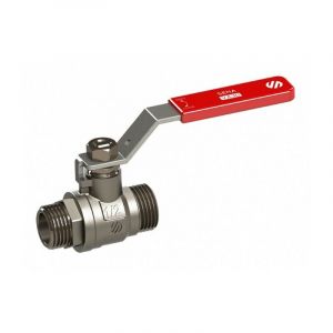 Arco - Vanne boisseau sphérique - Laiton - Mâle/Mâle - Manette 40x49