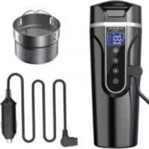 Bouilloire de Voiture, 12 V /24V Bouilloire &Eacute;lectrique de Voiture Tasse d'eau Chauff&eacute;e pour Voiture/Camion/ Voyage, Bouilloire &eacute;lectrique de Voiture