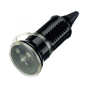 Mennekes - Fiche électrique femelle avec terre 10755 230 v noir IP44 S939101