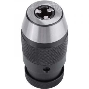 Mandrin Perceuse, 1pcs MT2-B16 1-16mm 1/2"Mandrin Sans Cl&eacute; B16 en Acier &agrave; Serrage Automatique Mandrin Perceuse A Colonne pour Perceuse &eacute;Lectrique de