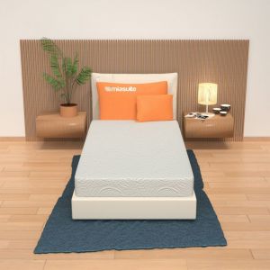 Miasuite - Matelas 85x190 D&eacute;houssable Haute de 18 cm - Mousse Sim