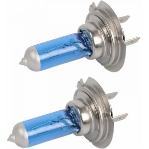 2 x Vhicule de Voiture Lumineux H7 6000K Xénon Gaz Halogène Phare Ampoules de Lampe de Projecteur Remplacement Blanc 55W