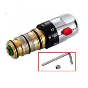 ZVD- Cartouche de vanne thermostatique pour barre de douche, remplacement de la cartouche thermostatique pour barre de douche, kit de r&eacute;paration,