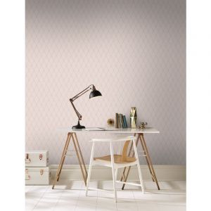 Papier peint intiss&eacute; Bercy 1005 x 52cm Rose