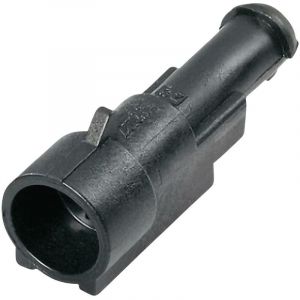 Boîtier pour contacts mâles série AMP-Superseal 1.5mm Te Connectivity 0-282103-1 Nbr total de pôles 1 Pas: 6 mm 1 pc(s) D14601
