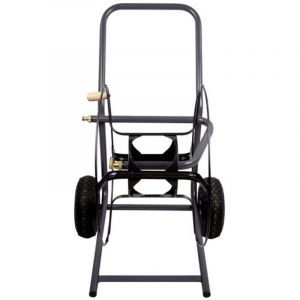 HOZELOCK D&eacute;vidoir de tuyau sur roues Profi 120 m nu &ndash; m&eacute;tal