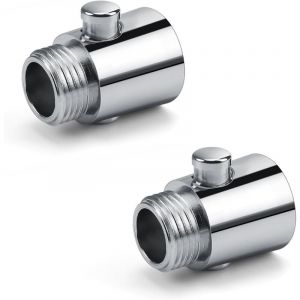 Ccykxa - Stop Douche, Robinet D'arrêT du Pommeau de Douche G1/2, Economiseur D'eau pour Douche Fabriqué en Matériau abs de Haute qualité, Convient