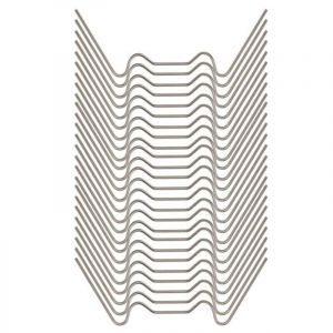 Lot de 100 pinces de fixation pour verre de serre, pinces en acier inoxydable en forme de W, pinces pour mini-serre de jardin.