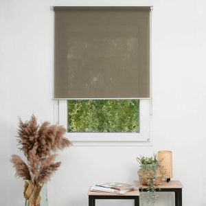 Madecostore - Store enrouleur tamisant uni Prestige - Taupe - L70 x H190cm