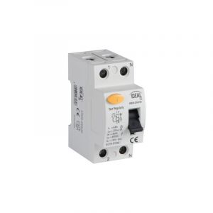 Kanlux - Disjoncteur différentiel 2P – 63A – 30mA – Rail TH35 – Blanc – IP20