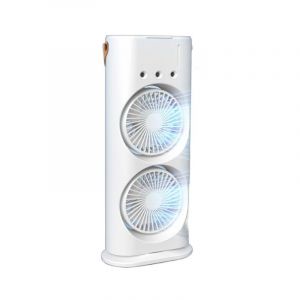 Climatiseur Portable, Climatiseur Mobile Télécommande, Climatiseur Mobile Silencieux, Mini Refroidisseur d'air USB Ventilateur, 120° Oscillation,