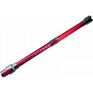 Tube Télescopique compatible pour Dyson V11 V10 V8 V7 Tube Rallonge en Aluminium Baguette Extensible 45 cm - 70 cm (rouge)