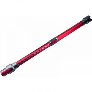 Tube Télescopique compatible pour Dyson V11 V10 V8 V7 Tube Rallonge en Aluminium Baguette Extensible 45 cm - 70 cm (rouge)