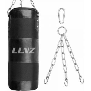 Sac de frappe pour enfants et adolescents, sacs de frappe, sac de frappe suspendu non rempli avec chaîne de montage pour l'entraînement de boxe, sac