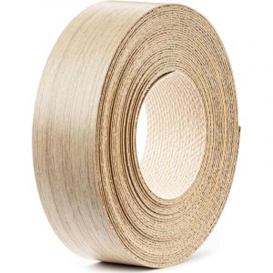 Bande de chant 21mm x 5m en mélaminé thermocollant épaisseur 0,5mm facile à appliquer Bricolage Ruban Panneau Plan de travail Bois, chêne lindberg
