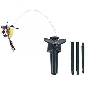 Alovez - Décoratif de jardin Papillon solaire colibri jardinage jardin oiseau plume electrique, Colibri Couleur Aléatoire sans piles