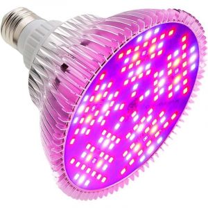 Largeight - 100W Ampoule led de Croissance, Spectre Complet, Croissance Floraison 3 Mode Lampe pour Plante E27 Ampoules de Lumières pour Serres