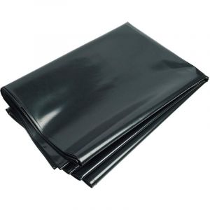 B&acirc;che en poly&eacute;thyl&egrave;ne noire 1,2 m x 2,1 m, &eacute;paisseur 0,4 mm, pour abris de jardin, horticulture et imperm&eacute;abilisation