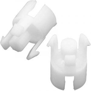Clip de boucle de ma&icirc;tre-cylindre d&rsquo;embrayage de voiture, compatible avec Citro&euml;n C2 C3 C4 C5 C6 et Peugeot 307 308 408 2008 3008 207, lot de 2, blanc