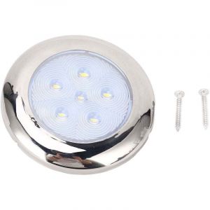 Plafonnier Led pour camping-car, lumi&egrave;re blanche et bleue, &eacute;tanche, &eacute;clairage de cabine, pour voiture, camping-car, bateau, Yacht, 12V