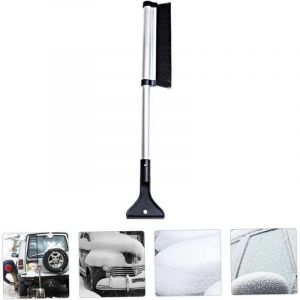 1 Pc Silver Pelle &agrave; Neige Brosse &agrave; , t&eacute;lescopique Neige de Voiture Glace ,Amovible Balai de d&eacute;neigement Ice Scraper grattoi Fournitures de Voiture