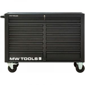 Mw Tools - Servante d'atelier large noire 15 tiroirs GW115B